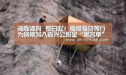 海豚体育-即日起!骗提骗贷等行为将被列入嘉兴公积金“黑名单”(图2) 海豚体育